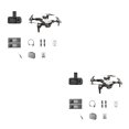 thumbnail image 2 of Kearding Mini Dron inalámbrico con cámara 4K, Control remoto plegable, cuadricóptero recargable por USB, seguimiento de vuelo con detección Type4 NO4, 2 of 6