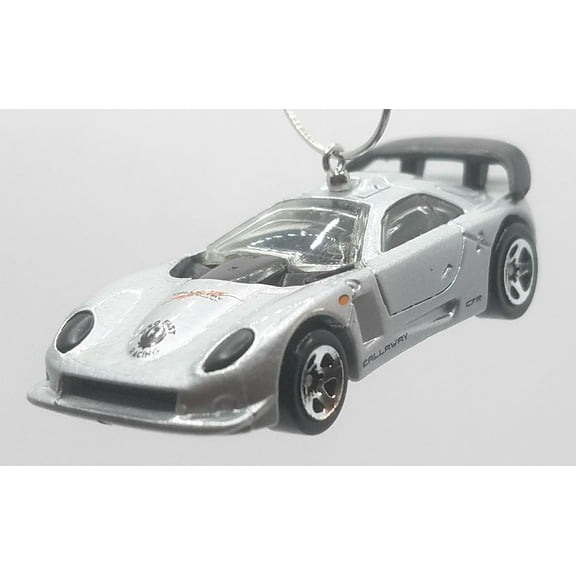 Christmas Ornament for Callaway C-7 Race Car Silver