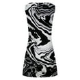 thumbnail image 5 of Sakmal Midi Sundresses for Women Beach Hawaiian Dress Crew Neck Sleeveless A Line Tie Dye Dresses, 5 of 5