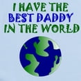thumbnail image 2 of CafePress - Best Daddy In The World Body Suit - Baby Light Bodysuit, Size Newborn - 24 Months, 2 of 4