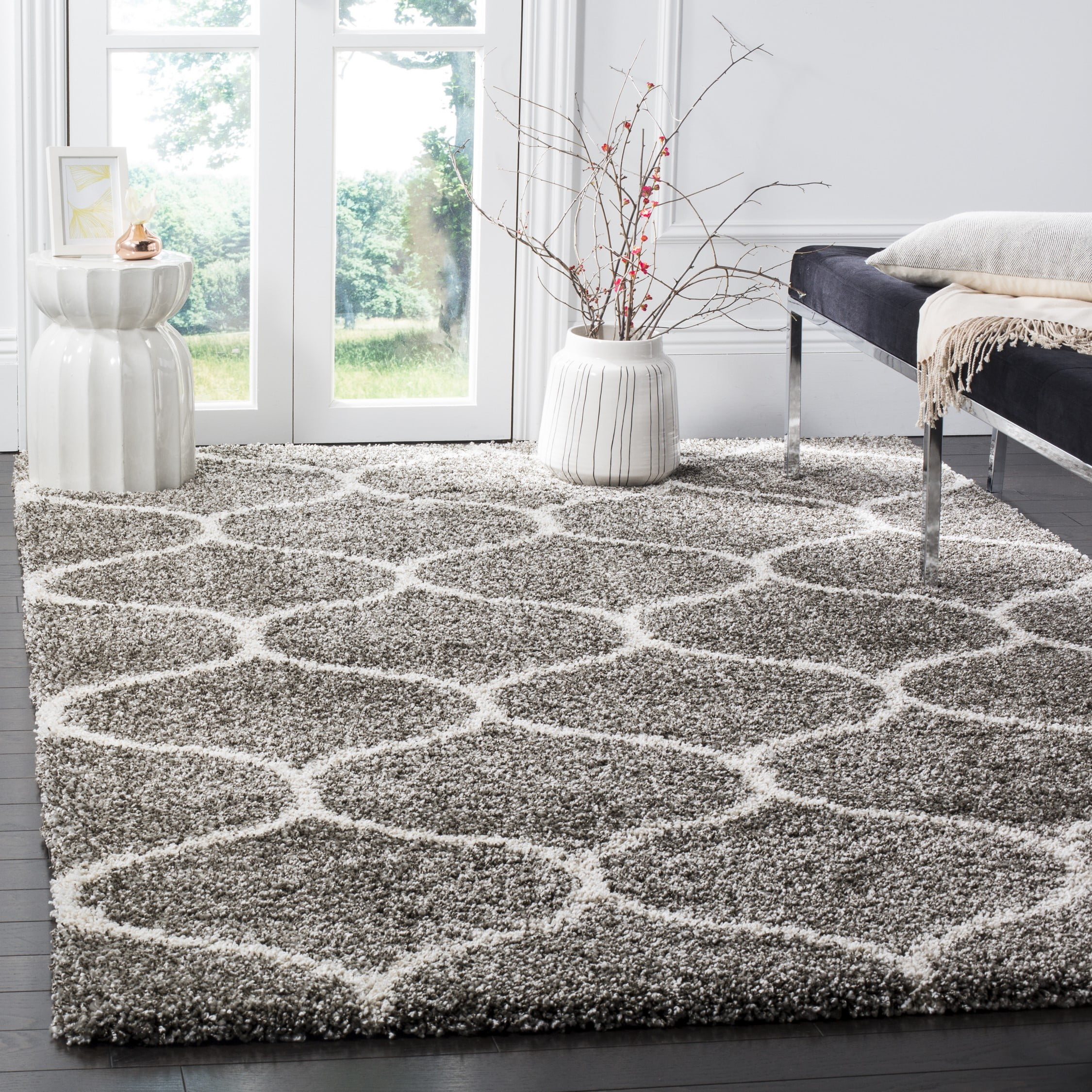 Macon Ivory Chenille Area Rug 9'x12' + Reviews