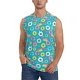 thumbnail image 2 of Picia Donut mens Cotton Tank Undershirts , Moisture-wicking Ribbed Tanks, Lightweight Cotton Tank Undershirts-Large, 2 of 8