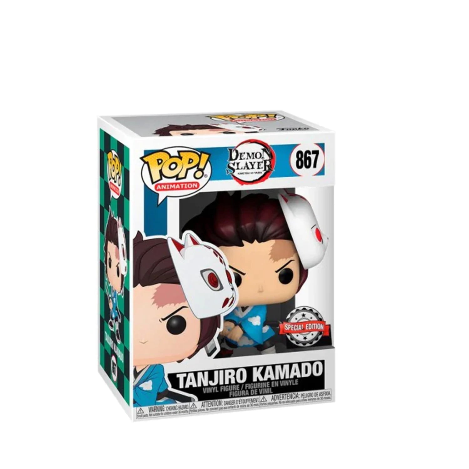 Demon Slayer by Funko Tanjiro Kamado Vinyl Figure, 9.5 cm