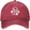 Red, variant on Dj Mode On Hat Cotton Washed Denim Baseball Caps for Men Women