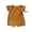 Brown, variant on Baby Girl Pineapple Clothes Baby Girls Romper Short Sleeve Jumpsuit Summer Bodysuit, Size 3-6 Months