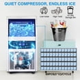 thumbnail image 2 of Zomagas 90lbs Built-in Commercial Ice MakerStainless Steel Bar Restaurant Cube Machine, 2 of 10