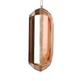 thumbnail image 2 of 8" Rose Gold Rect Jewel Glitter Orn 2/Bg, 2 of 2