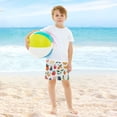 thumbnail image 6 of joogoo Lemon Strawberry Fruits Boys Swim Trunks Beach Swimsuit Shorts Boxer 12-13Y, 6 of 8