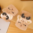 thumbnail image 3 of Gants Chauds Épais Sans Doigts en Peluche Faon Demi-Doigt Dessin Animé Mignon, 3 of 6