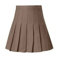 thumbnail image 3 of Bysome Pleated Skirt For Women High Waist Trendy Fashion Skirts, 3 of 4
