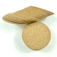thumbnail image 2 of (Paquete de 10) almohadillas para posavasos de 4 pulgadas para platos calientes de cocina, olla de alto calor, estante para alimentos calientes, manteles individuales de corcho resistentes a, 2 of 5