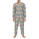 thumbnail image 3 of Balery Train Pijama para Hombre de Dos Piezas con Manga Larga, Conjunto de Dormir y Descanso Suave con Bolsillos-Medium, 3 of 7