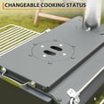 thumbnail image 5 of Riedhoff Wood Burning Camping Stove 17.91 x 11.62 x 13.11",  6 Chimney Pipes & Glass Window, Black, 5 of 9