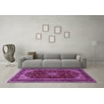 thumbnail image 3 of Ahgly Company Indoor Rectangle Persian Purple Traditional Area Rugs, 2' x 3', 3 of 4