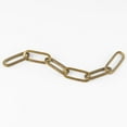 thumbnail image 5 of 48-inch 9-gauge Brushed Brass Square Profile Accessory Chain, 5 of 7