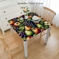 thumbnail image 2 of BANET  Fruit Sage Elastic Table Cover - Fits Square Tables White, 2 of 7