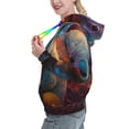 thumbnail image 3 of Yiaed Forest Koala Print Womens Casual Hoodies Crew Neck Long Sleeve Sweatshirts With Pocket Pullover Tops Women's Hooded Sweatshirt-Medium, 3 of 5