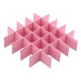 thumbnail image 1 of Adjustable Plastic Drawer Dividers Organizer Separators for Household 8PCS Fit Various Sizes, 1 of 6