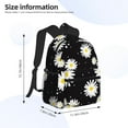 thumbnail image 3 of Fotbe Daisies Flowers Lightweight Casual Laptop Backpack for Men and Women, Daily use Waterproof backpack, Backpack for College, 3 of 7