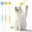Yellow, variant on Moocorvic Cat Spring Toys, Pet Hanging Stretchable Self-Play Toy for Indoor Cats 1PC