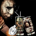 thumbnail image 2 of Horror Tumbler with Lid and Straw - Gift for Men, Women Who Love A Good Scare - Valentines Day Coffee Cup - Gifts for Friend on Birthday, Anniversary - Valentines Decorations - Horror Tumbler 20 Oz, 2 of 6
