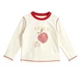 thumbnail image 4 of Gubotare Kids Toddler Girls Long Sleeve T-Shirts Graphic Tees 7T 8T (White,7-8 Years), 4 of 6