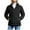 *Black, variant on ClodeEU Women's Winter Lightweight Puffer Jacket, Zip Quilted Padded Down Jacket With Pockets Black,Womens Plus XL