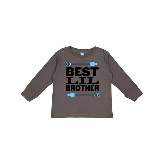 Inktastic Best Lil Brother Boys Long Sleeve Toddler T-Shirt