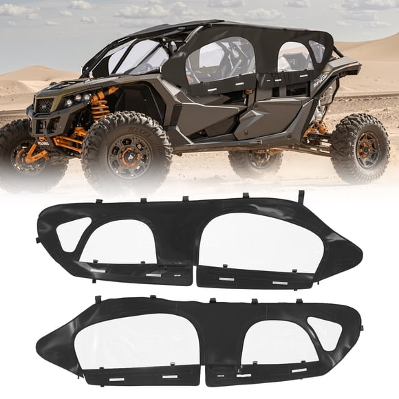 VEVOR UTV Cab Enclosure Upper Doors Set for Can-Am Maverick X3 MAX 4-Seater 2017-2024