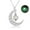 Yellow+Green, variant on Necklace Glow In The Dark Hollow Stone Pendant Crescent Moon Glow Necklace