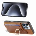 thumbnail image 3 of B5 For iPhone 16 Pro Max Case 2-in-1 Magnetic Detachable Card Holder Leather+TPU Phone Cover - Green, 3 of 5