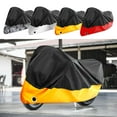 thumbnail image 1 of Funda resistente para motocicletas, protección solar impermeable en todo tipo de clima, con agujeros para bloqueo para scooters y ciclomotores, 1 of 9