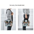 thumbnail image 6 of Lunch Bag Portable Crossbody Meal Bag Cooler Bag Insulated Lunch Bag Food Bag Handheld & Crossbody Design Cool Butterfly, 6 of 6