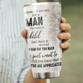 thumbnail image 4 of Dad Daughter Tumbler, To My Dad Tumbler 20 Oz Stainless Steel with Lid, I Know It''s Not Easy For A Man Travel Cup, Gifts for Dad, My Dad My Hero Coffee Mug, Gifts for Father Day, 4 of 6