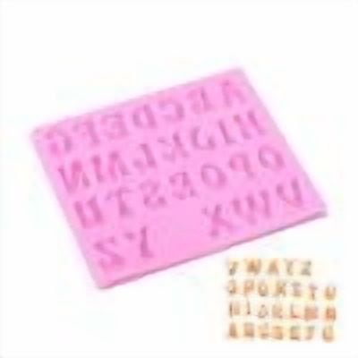 PEONAVET Alphanumeric Mold DIY Baking Alphanumeric Mould Chocolate Mould English Cake Decoration Mould