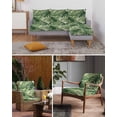 thumbnail image 6 of Green Tropical Leaves Couch Cushion Covers Stretch, Washable Sofa Seat Covers Individual Seat Cushion Sofa Slipcovers Farmhouse Summer Leaf Plants Couch Cover Furniture Protector L-1PCS, 6 of 7