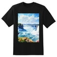 thumbnail image 2 of Plus Size Shirt for Women Oversized Black Tops for Women Short Sleeves Shirt for Women Niagara Falls1 T Shirt Crewneck Shirt for Women M, 2 of 5