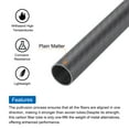 thumbnail image 4 of Uxcell 1Pcs Carbon Fiber Tubes 16 x 18 x 500mm Matte Surface Rod 3K Roll Wrapped Round Tubing for RC Plane, 4 of 4
