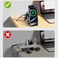 thumbnail image 4 of Station de Recharge Rapide Sans Fil 15 W pour iPhone, Chargeur Intelligent Réveil, Alimentation Simultanée pour Téléphone Intelligent, Montre Intelligente et Écouteurs, Esthétique Automobile, 4 of 8