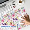 thumbnail image 4 of Long Mouse Pads for Desk,Pioneer Flower Floral Print Pattern Desk Mats on Top Of Desks, Desk Mouse Pad Extra Large with 3mm Non-Slip Base and Stitched Edge for Gaming,Office,Work,Home 31.5"x15.7", 4 of 6