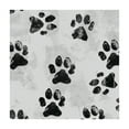 thumbnail image 4 of BANET  Dog Paws Cute Square  Tablecloth Animal Grey Footprints Table Cloth Polyester Tablecloths for Home Decor, Parties, Picnic 46*46, 4 of 8