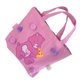 thumbnail image 2 of Bolso de Oso Lindo Fashional 3D Delicado Bordado Bolsas de Almuerzo con Bola de Piel para Mamás Estudiantes Trabajadores de Oficina Alimentando Oso Púrpura, 2 of 12