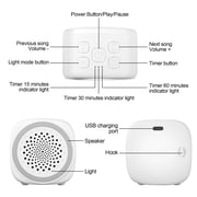 TSV White Noise Machine, Mini and Portable Travel Sound Machine for Sleep, 26 Soothing Sounds, Timer Function