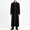 A123 Black, variant on Men's Priest Cassock Costume Long Clergy Pastor Robe with Contrast Piping Button Down Minister Outfit Cross Embroidered Cuffs Halloween Church Cosplay