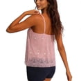 thumbnail image 4 of Fewfanhot Women's Sequin & Bead Embellished Deep V-Neck Camisole, Sparkling Sleeveless Dressy Tank Top for Parties and Evening, 4 of 7
