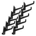 thumbnail image 6 of FOMIYES 10Pcs Black Wall Mounted Hooks for Garage Pegboard Organizing Ladders Chairs, 6 of 7