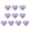 Purple, variant on Adhesive PU1eatherPen Holder With Elastic Slots For Offices Desk Organization Multiple Color