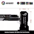 thumbnail image 3 of 4090 GPU Holder Jack Support 40 Series VGA Bracket RGB Flow MSI AORUS ROG TUF Belief Anime Characters PC Assemble MOD H-M White, 3 of 6