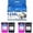 2 Combo Pack, variant on 123 123XL F6V19AE F6V18AE Ink Cartridges Compatible for 1110 1111 1112 2130 2132 2134 3830 3831 3832 3834 Printers, Leak-Proof Design Crisp Printing, Home & Office Use