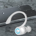 thumbnail image 4 of Auriculares inalámbricos Bluetooth individuales resistentes al sudor, estéreo, música, sin dolor, inalámbricos Blanco-, 4 of 8